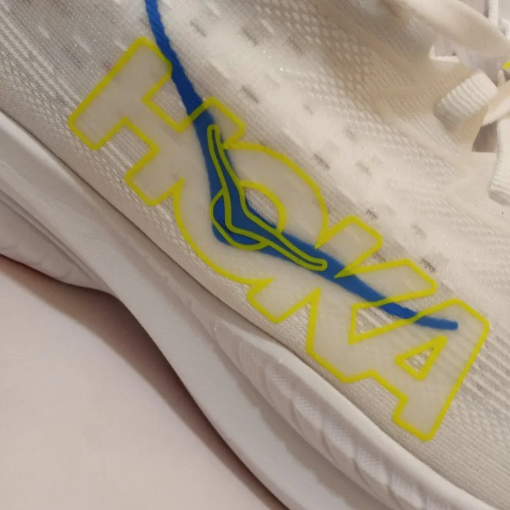 HOKA ONE ONE MACH 6 RUNNNG SHOE WHITE MEN SIZE 13 NEW
